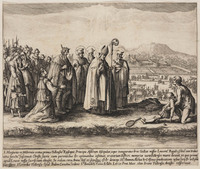 TvB G 4856
<br/>
Wonder van heilige Mansuetus
<br/>
<em>Callot, Jacques (1592 - 1635)</em>